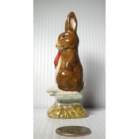 Beatrix Potters Fierce Bad Rabbit Figurine Beswick England 1977 Ceramic Collecti - Picture 2 of 5